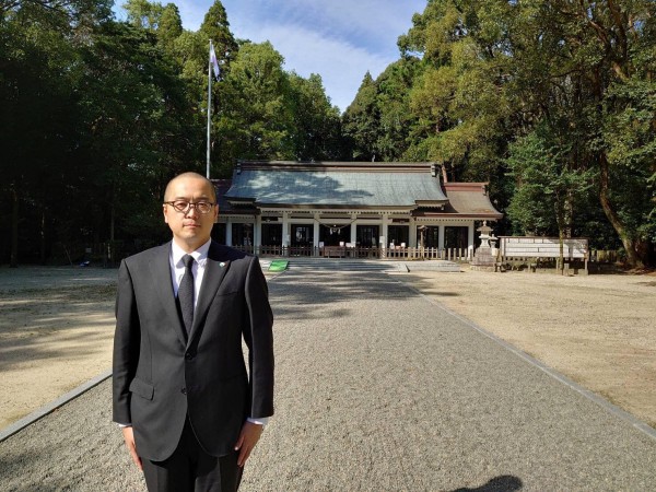 宮崎連絡部護国神社参拝➀